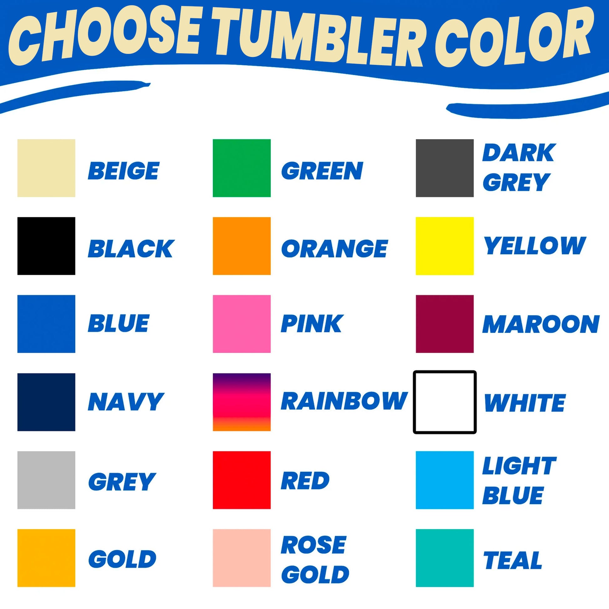 custom tumblers with faces color options