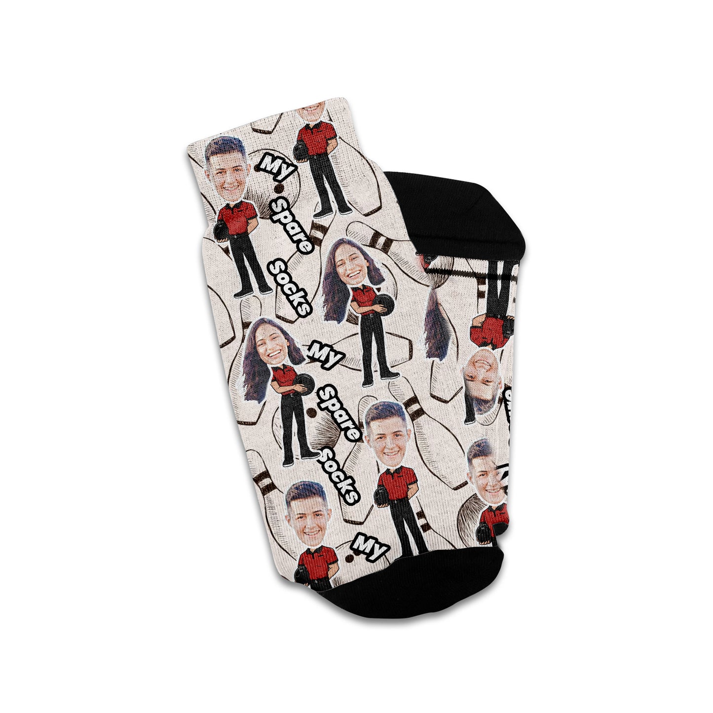 Bowling Gift Custom Socks