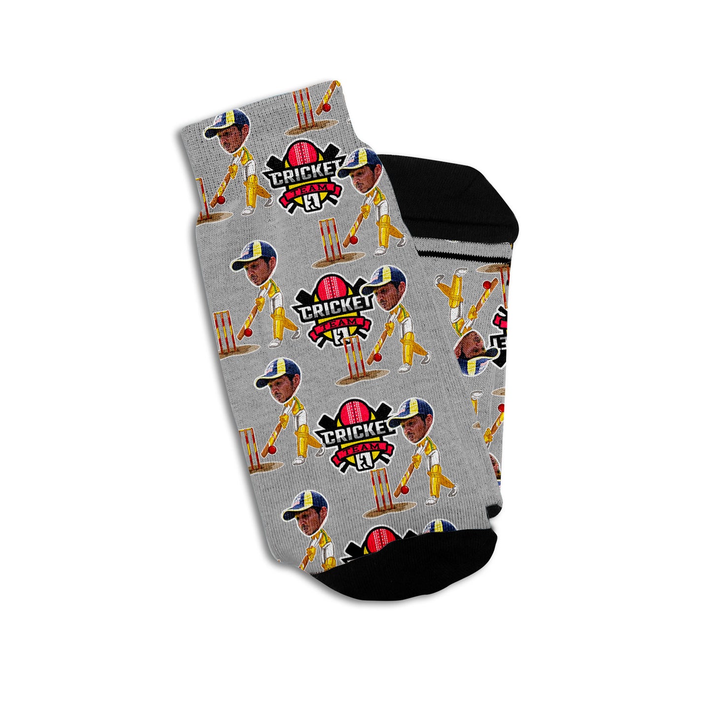 personalized cricket gift socks for team and coach