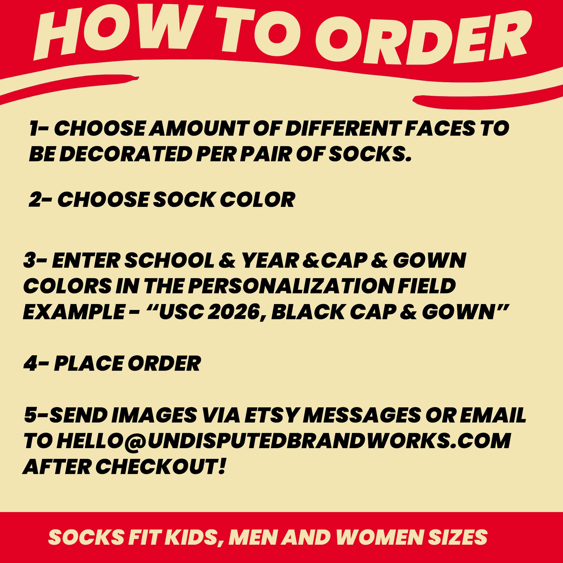 graduation school gift personalized socks