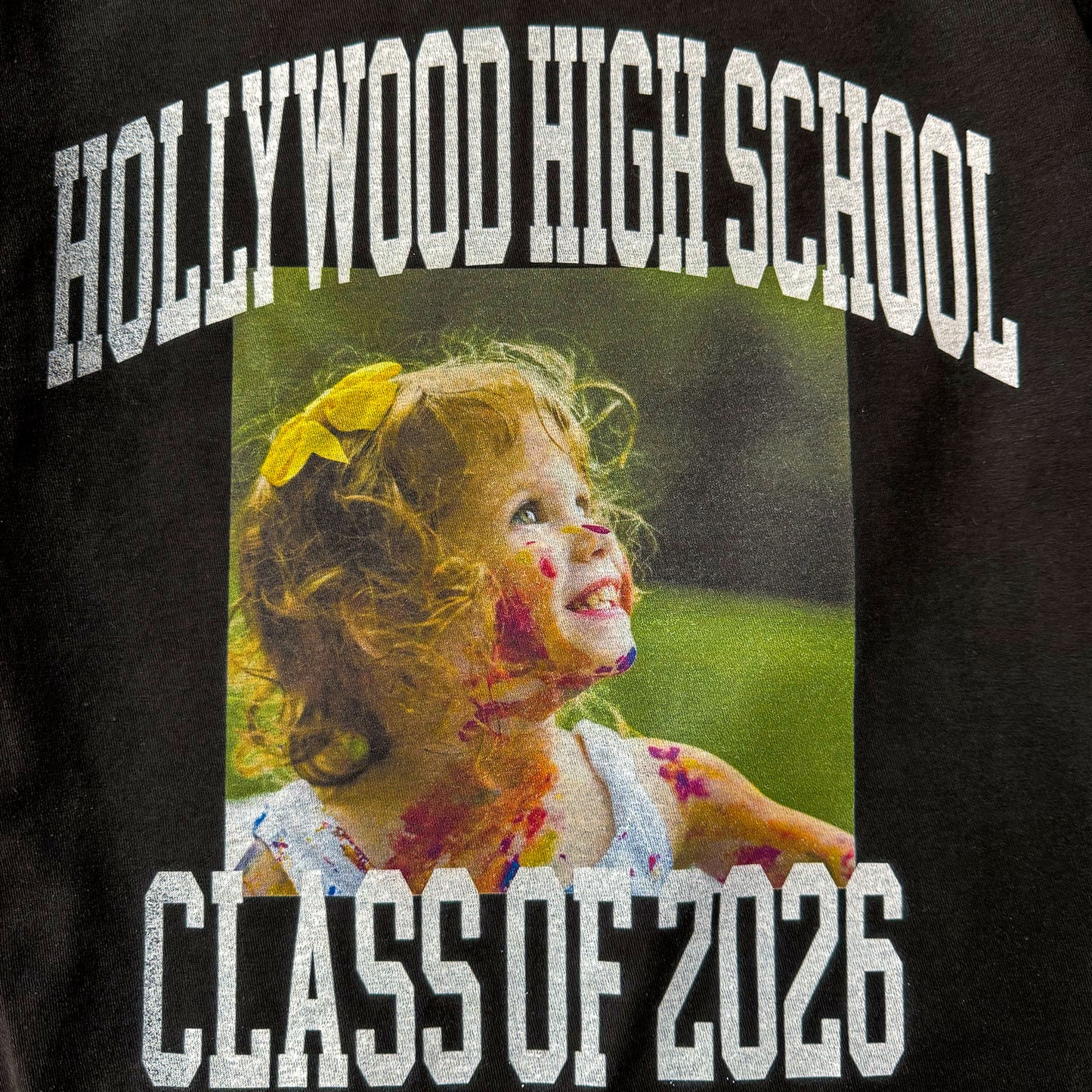 Personalized Graduation T-Shirt – Custom Photo + School Name