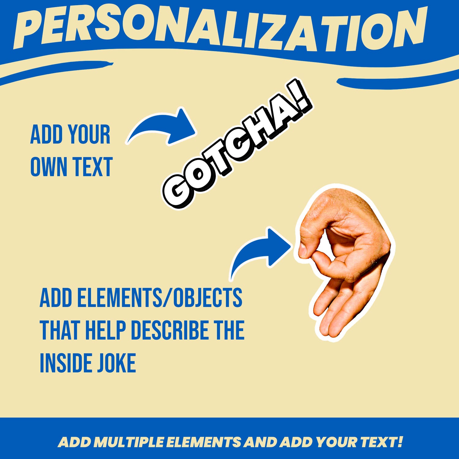 inside joke gift socks personalized with objects and text customization image