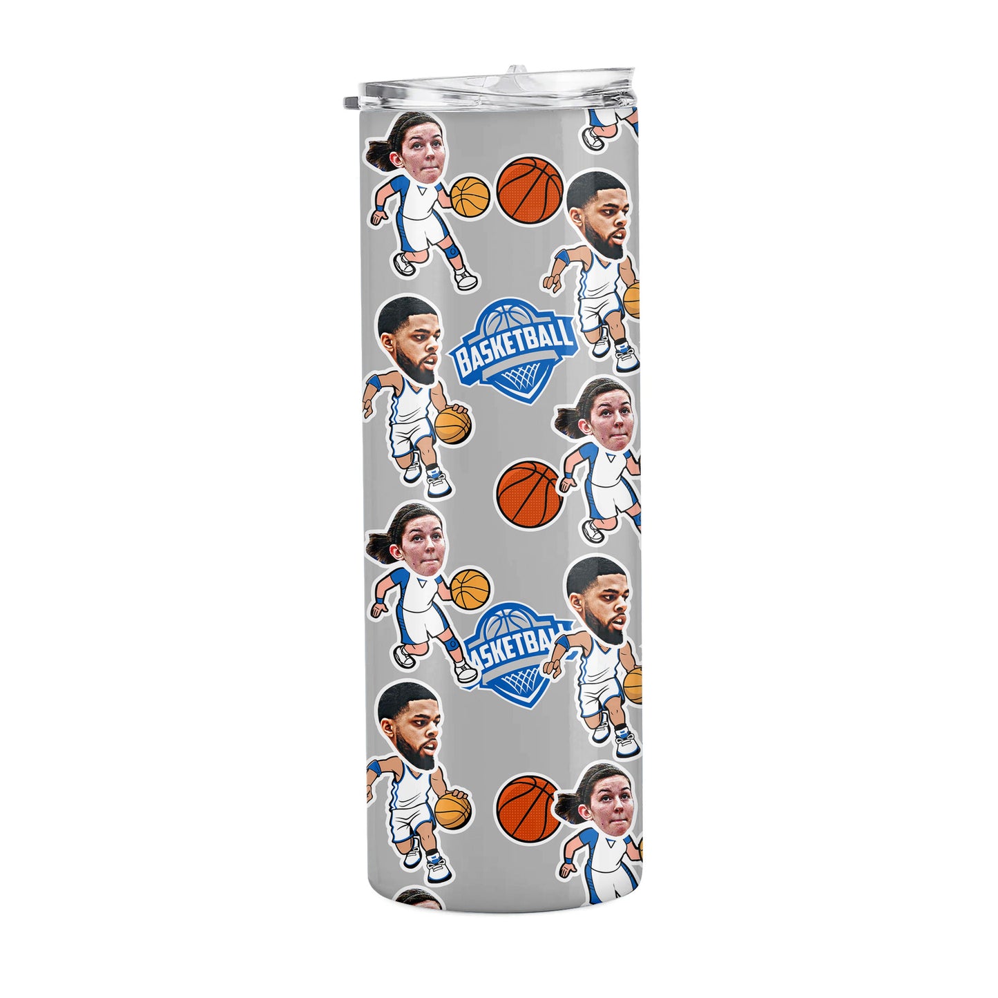 personalized basketball team gift tumblers