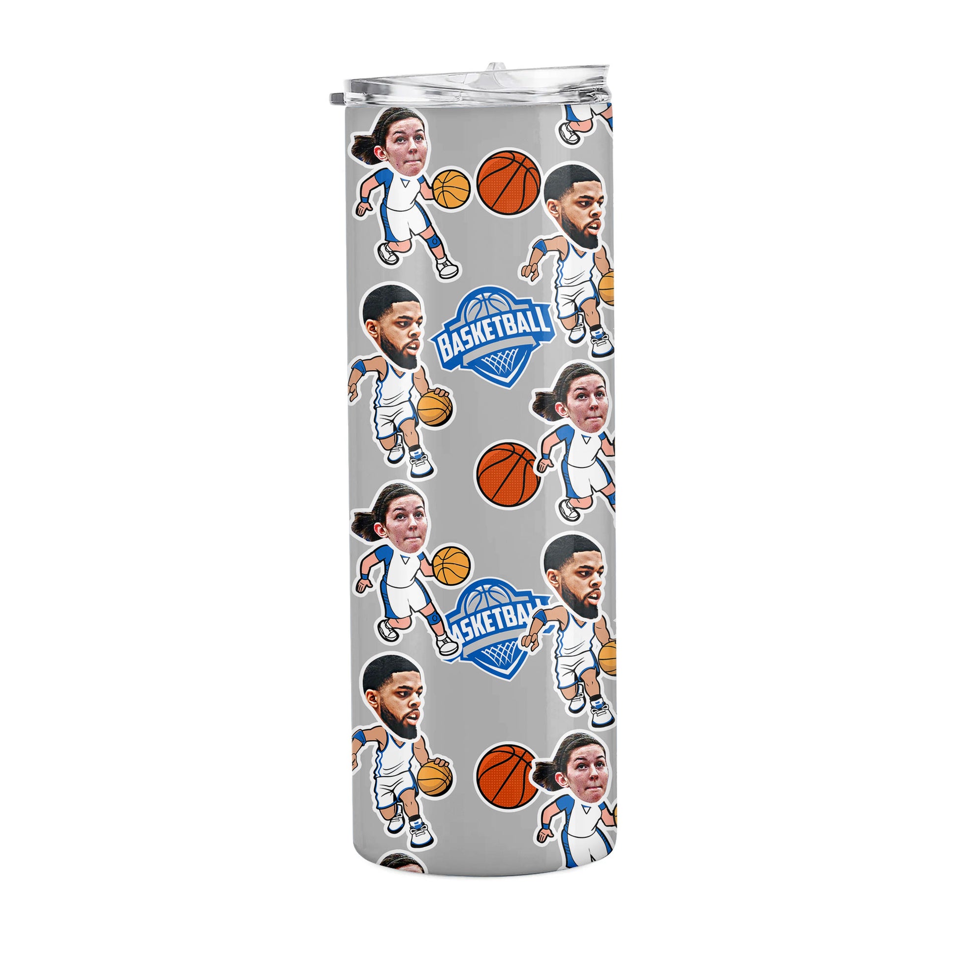 personalized basketball team gift tumblers