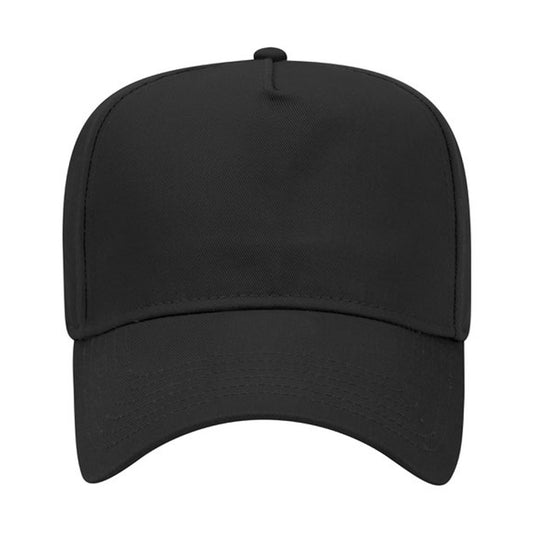 custom snapbacks no minimum with your design in cream and black 