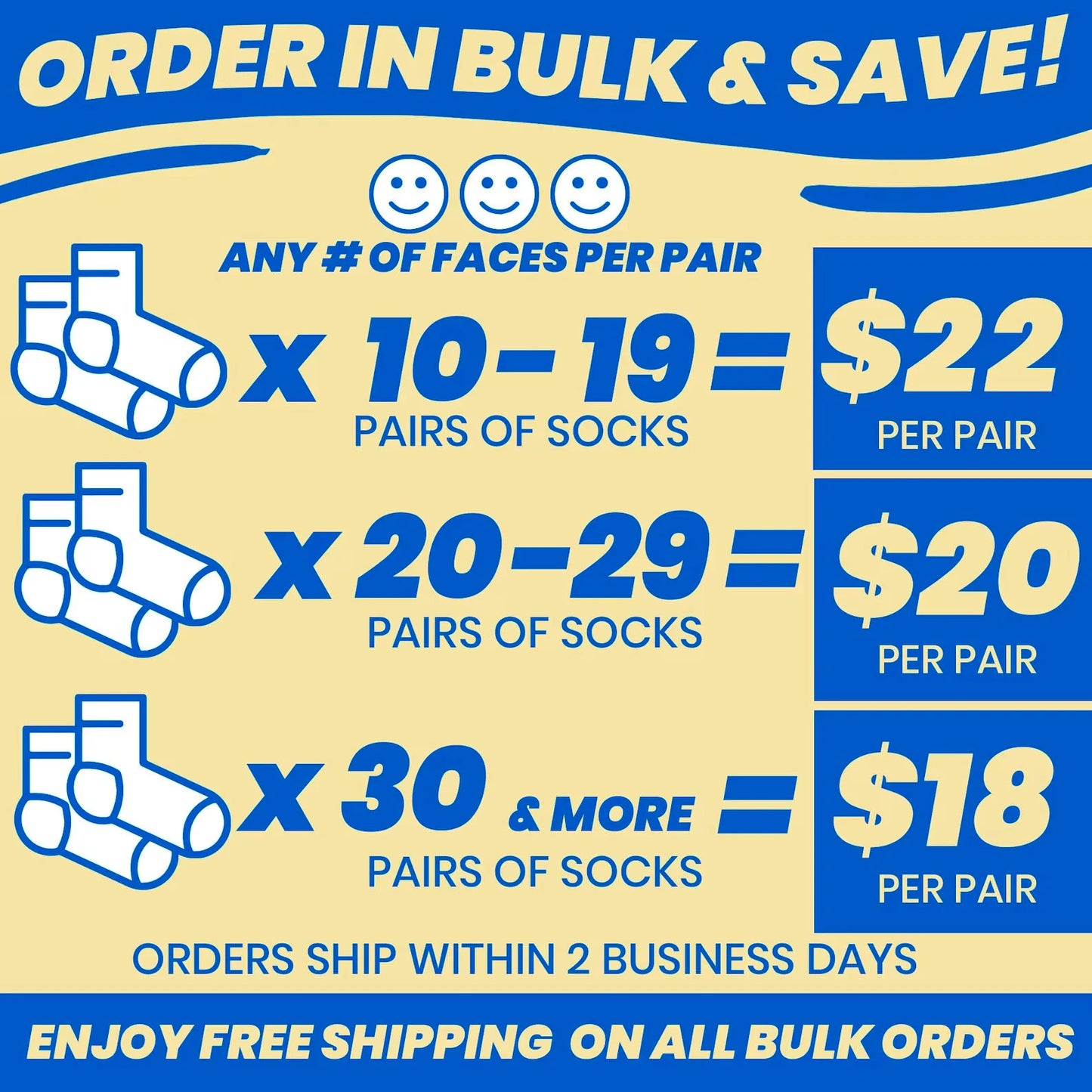 welcome to the team personalized gift socks with faces bulk ordering option