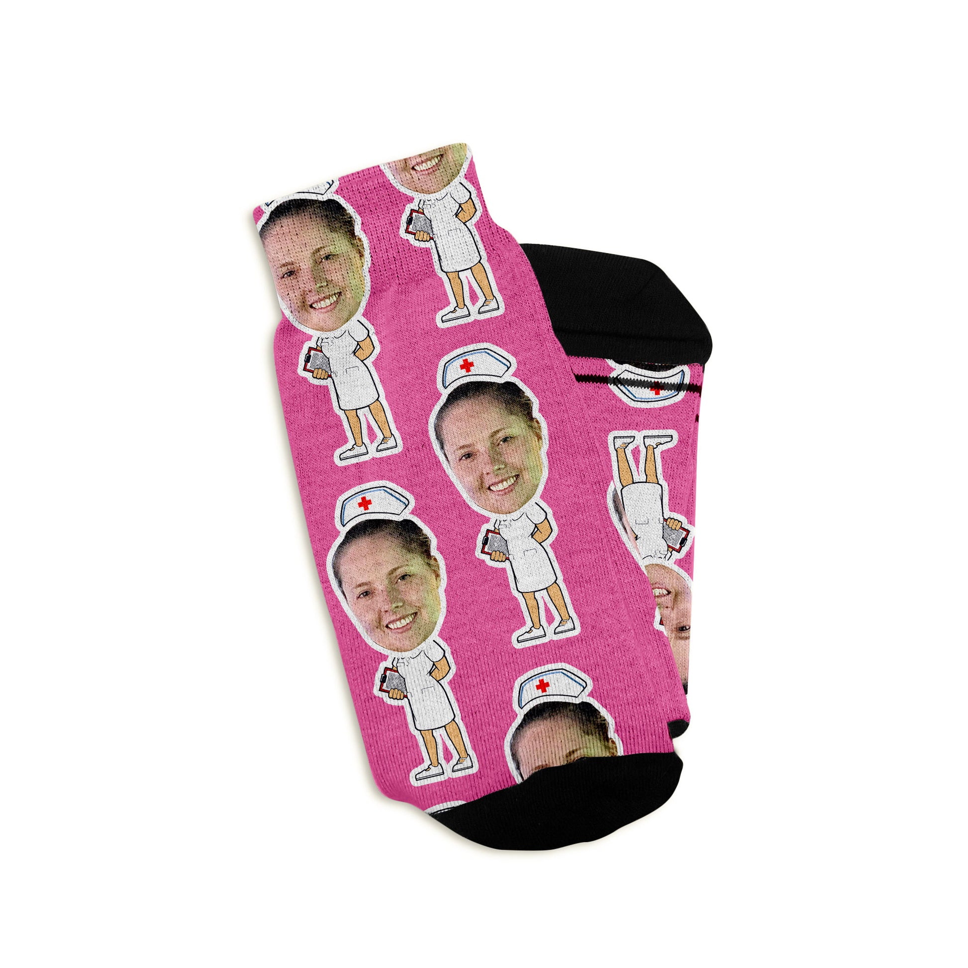 ER Nurse Custom Face Socks